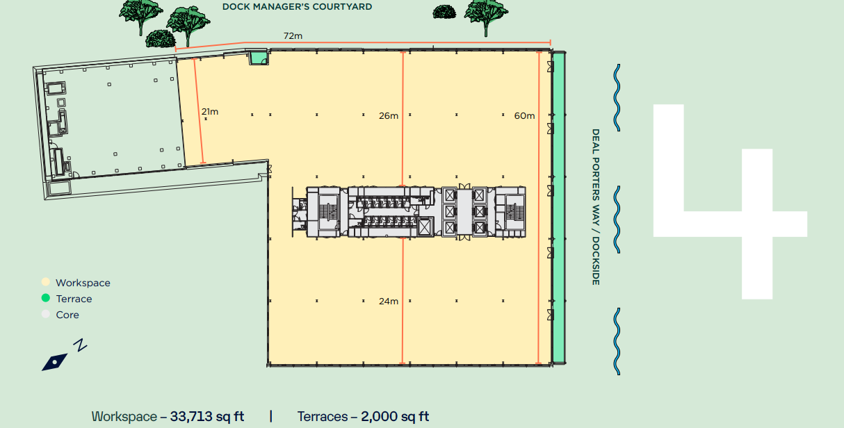 Deal Porters Way, London for lease Floor Plan- Image 1 of 1