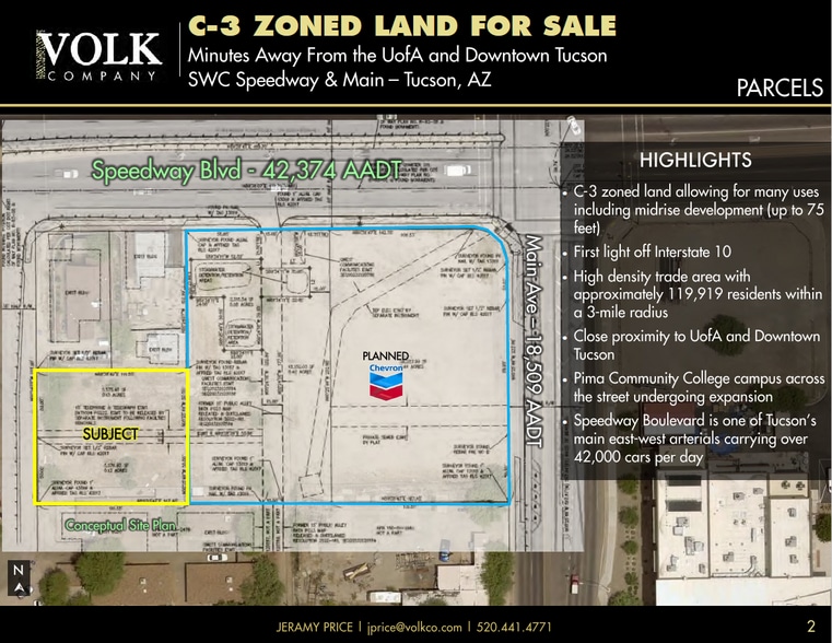 1036 N 13th Ave, Tucson, AZ for sale - Site Plan - Image 2 of 3