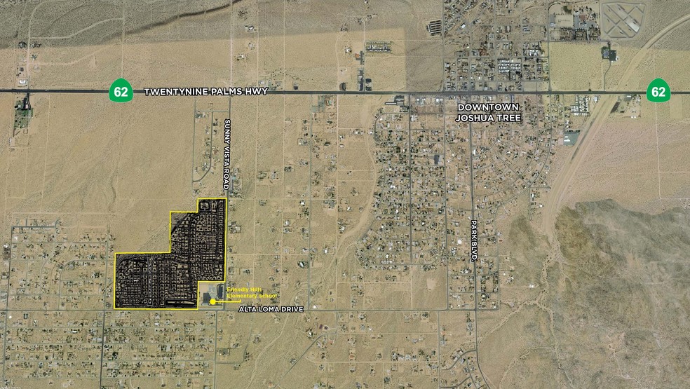 Sunny Vista Rd, Joshua Tree, CA for sale - Building Photo - Image 1 of 1