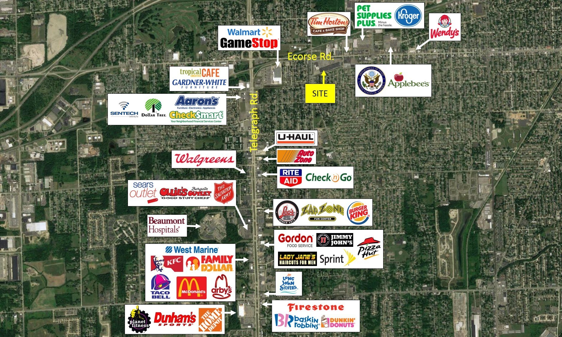 2250923143 Ecorse Rd, Taylor, MI 48180 Retail for Lease