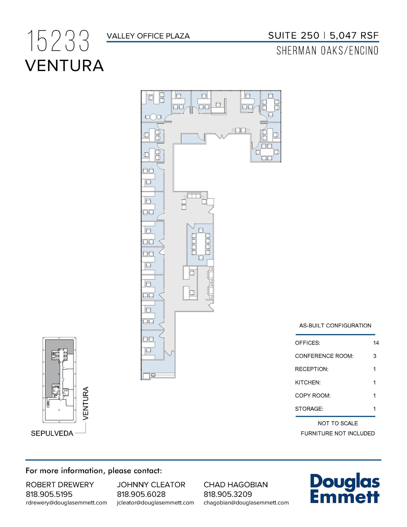 15233 Ventura Blvd, Sherman Oaks, CA for lease Floor Plan- Image 1 of 1