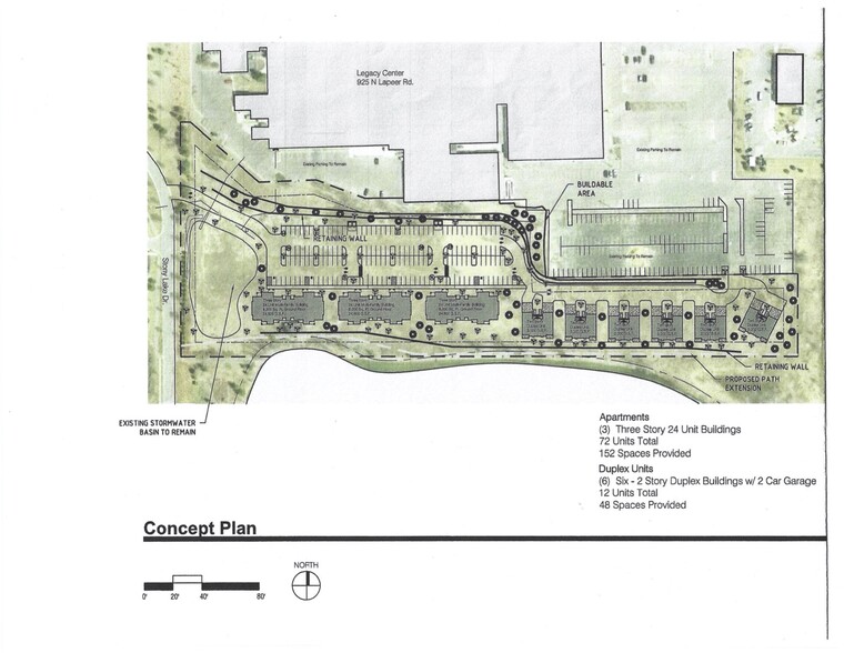 920 N Lapeer Rd, Oxford, MI for sale - Site Plan - Image 2 of 7