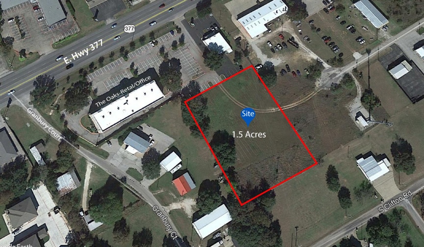 1.5 Acres Off East Hwy 377 And Grandbury Ct, Granbury, TX for sale - Aerial - Image 1 of 4