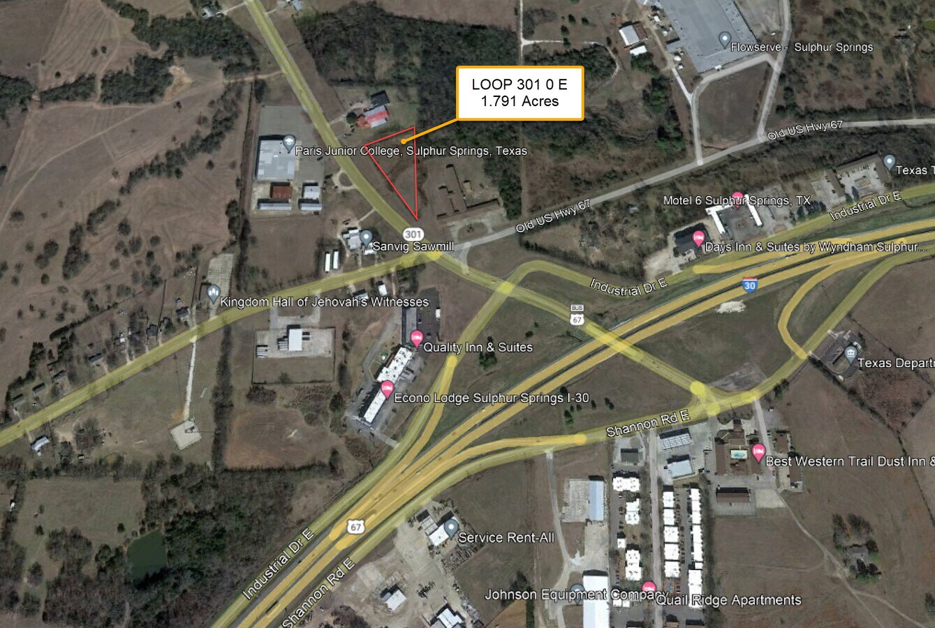 Loop 301 E, Sulphur Springs, TX 75482 Land for Sale