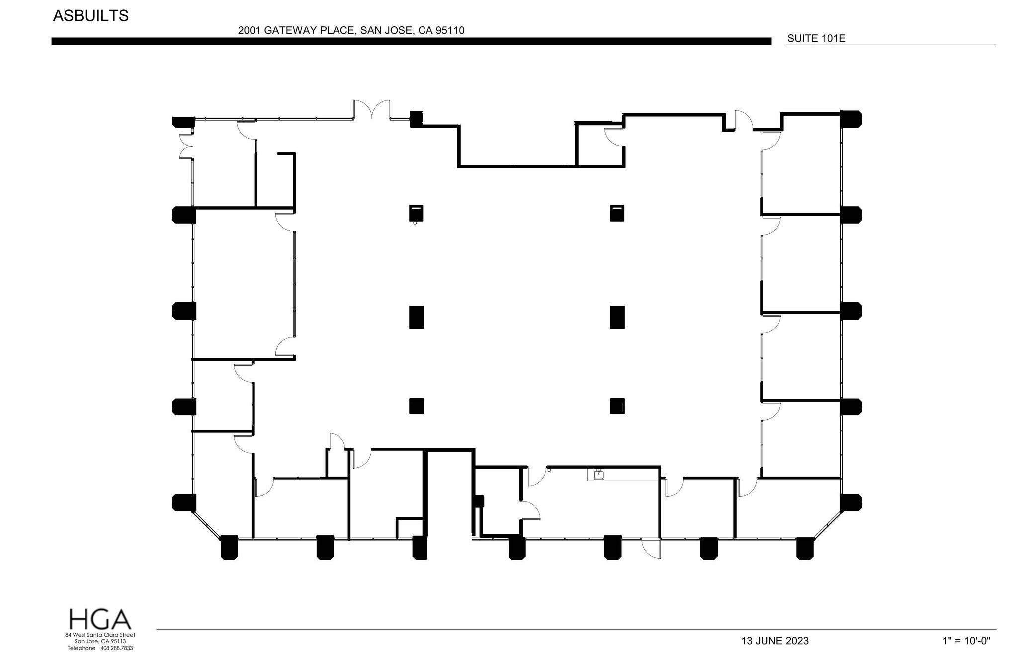 2033 Gateway Pl, San Jose, CA for lease Floor Plan- Image 1 of 1