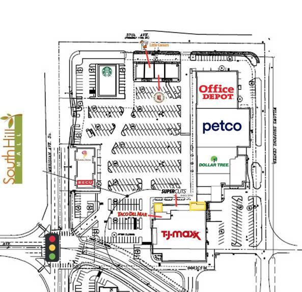 3705-3831 S Meridian, Puyallup, WA for lease Site Plan- Image 1 of 1