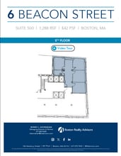 6 Beacon St, Boston, MA for lease Floor Plan- Image 1 of 3