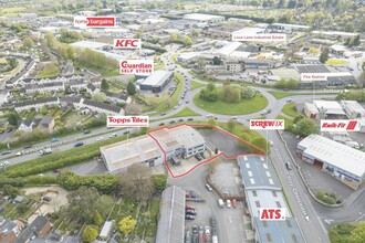 5-6 Mercian Clos, Cirencester, GLS - aerial  map view