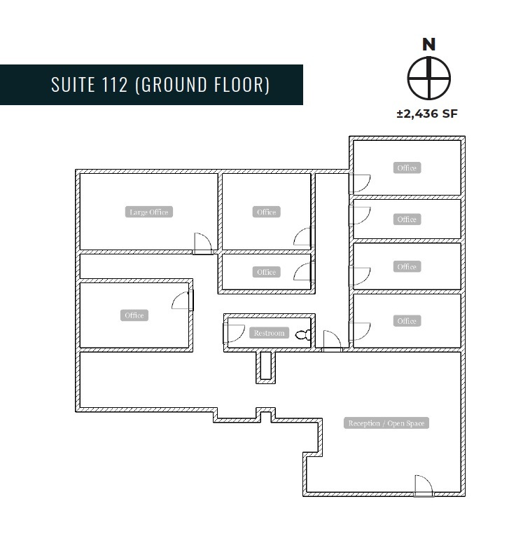 18425 Burbank Blvd, Tarzana, CA for lease Floor Plan- Image 1 of 4