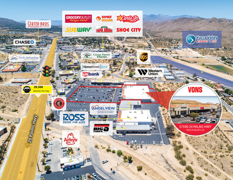 Vons Supermarket, Yucca Valley, CA for sale - Building Photo - Image 2 of 8