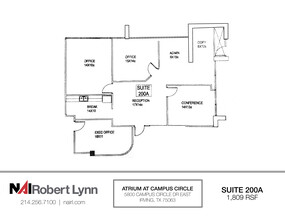 5800 Campus Circle Dr E, Irving, TX for lease Floor Plan- Image 1 of 2