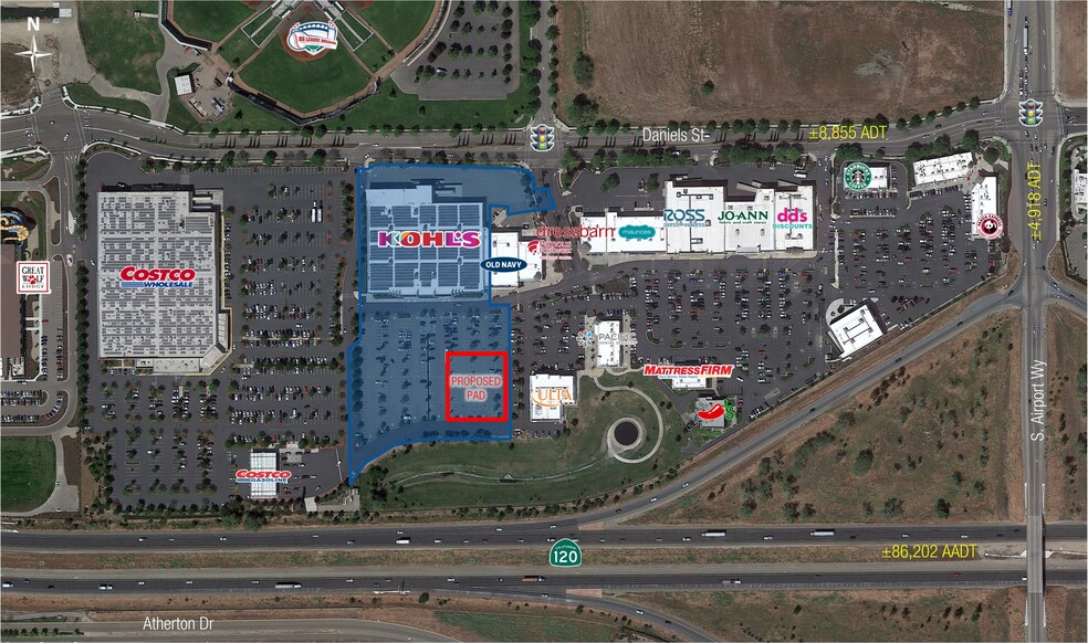 2360 Daniels St, Manteca, CA for lease - Aerial - Image 1 of 3