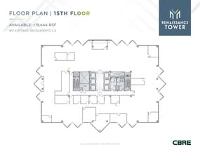 801 K St, Sacramento, CA for lease Floor Plan- Image 1 of 2