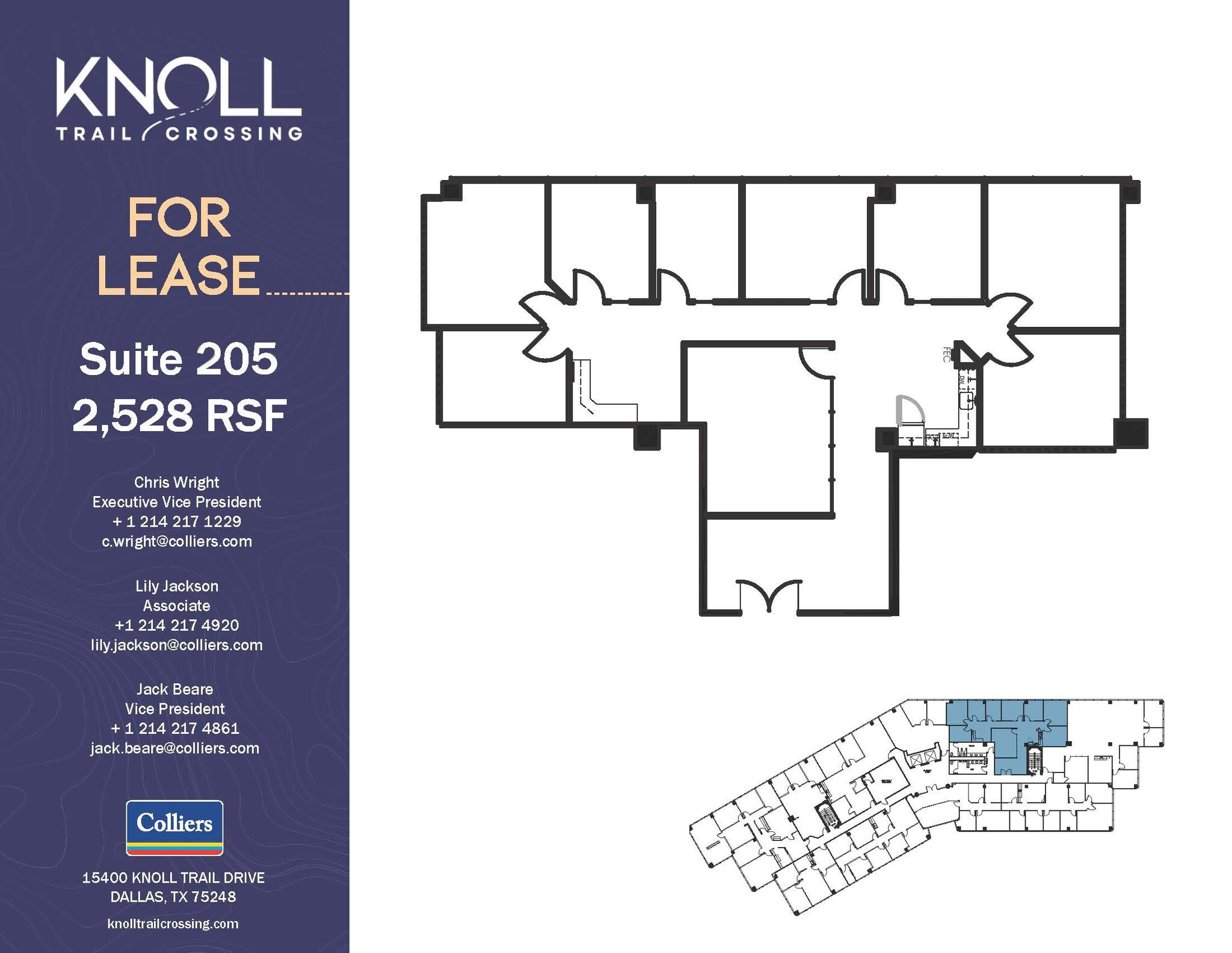 15400 Knoll Trail Dr, Dallas, TX for lease Floor Plan- Image 1 of 1