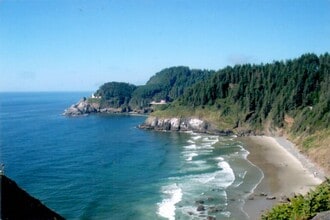 705 9th St, Florence, OR - AERIAL  map view