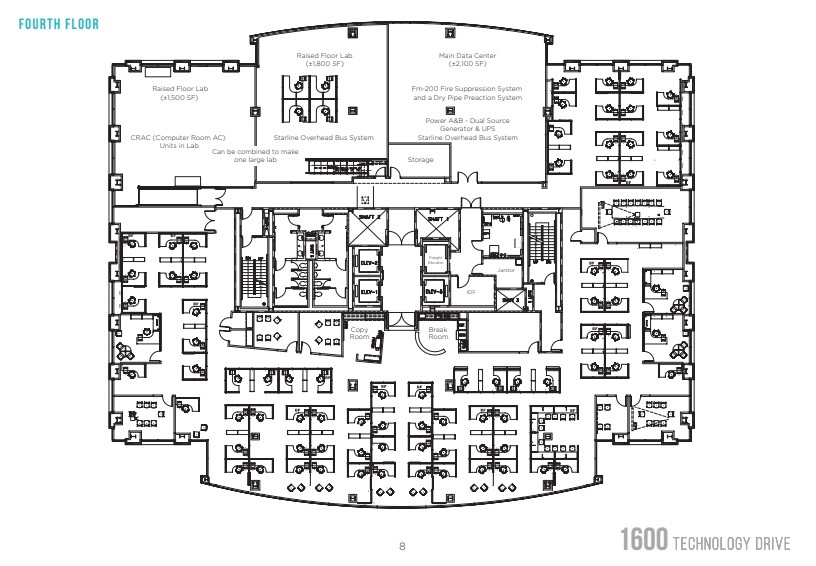 1600 Technology Dr, San Jose, CA for lease Floor Plan- Image 1 of 1