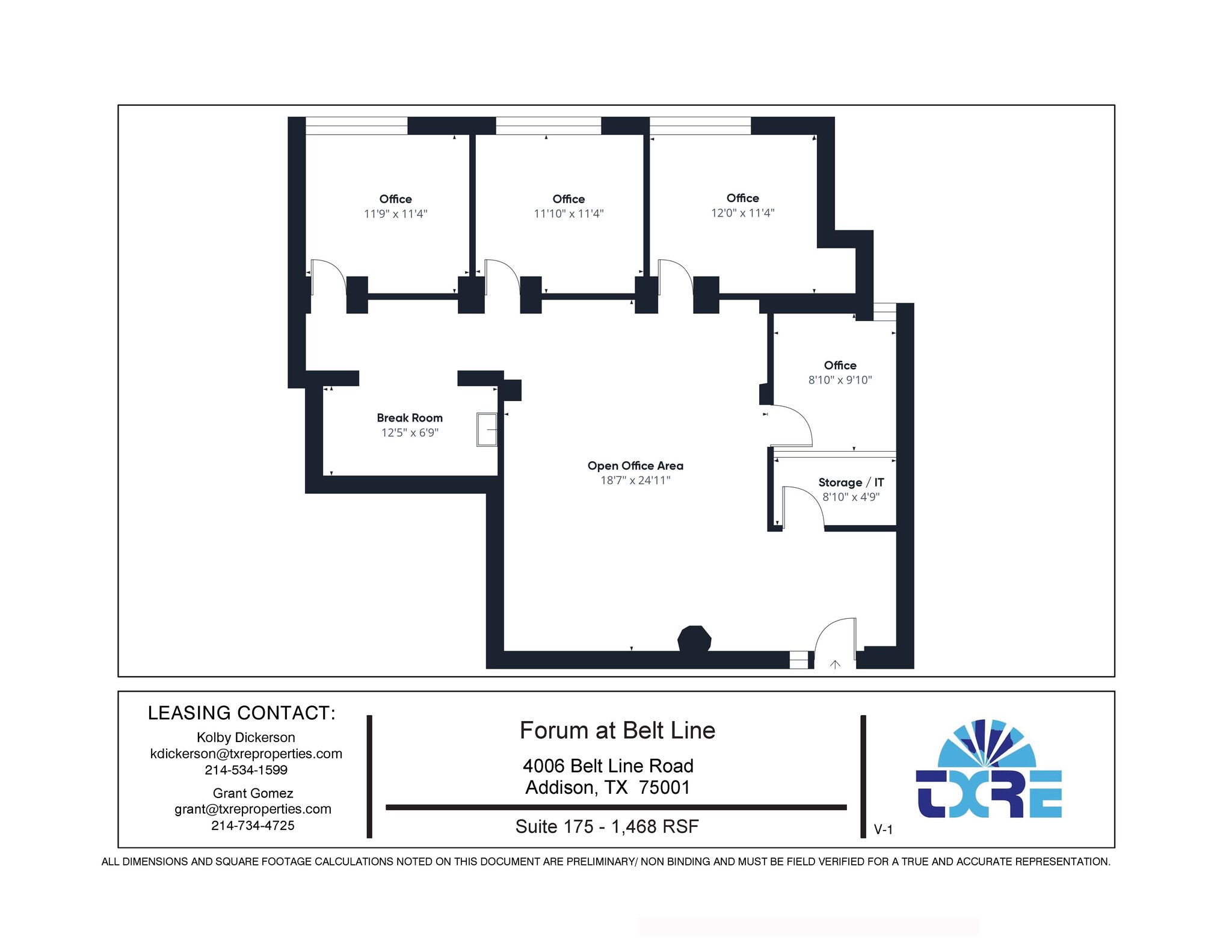 4004 Belt Line Rd, Addison, TX for lease Floor Plan- Image 1 of 1