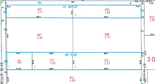 2775 Betty Ln, Las Vegas, NV for lease - Plat Map - Image 3 of 25