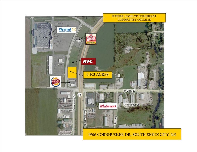 1906 Cornhusker Dr, South Sioux City, NE for sale - Building Photo - Image 1 of 1