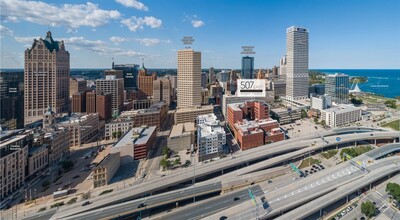 507 E Michigan St, Milwaukee, WI - aerial  map view - Image1