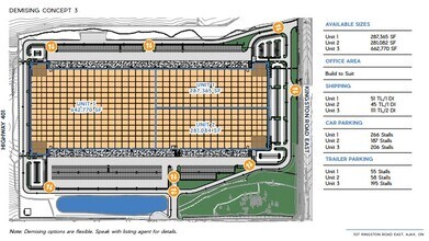 537 E Kingston Rd, Ajax, ON for lease Floor Plan- Image 1 of 3