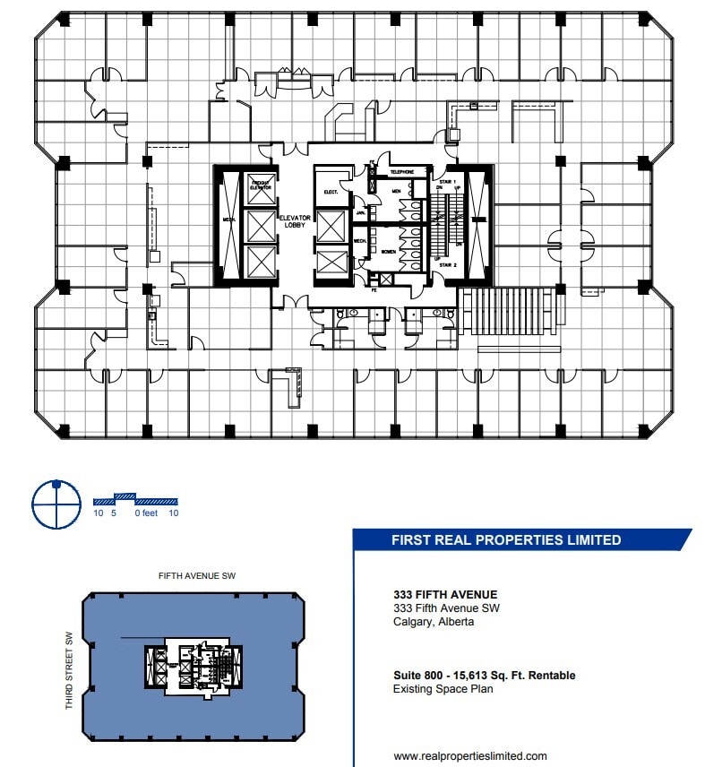 333 5th Ave SW, Calgary, AB for lease Floor Plan- Image 1 of 1