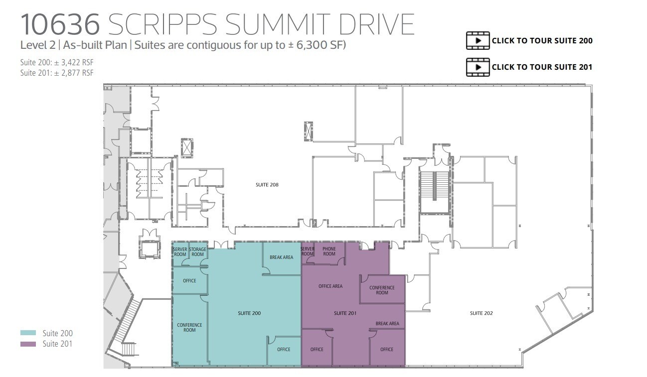 10636 Scripps Summit Ct, San Diego, CA for lease Floor Plan- Image 1 of 6