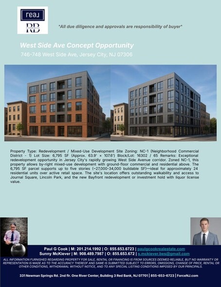 746 West Side Ave, Jersey City, NJ for sale - Building Photo - Image 1 of 6