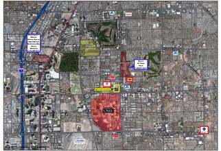 3945-4055 Maryland Pky, Las Vegas, NV - aerial  map view