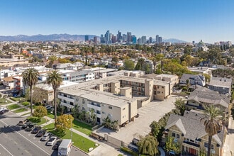 2700 Ellendale Pl, Los Angeles, CA - AERIAL map view