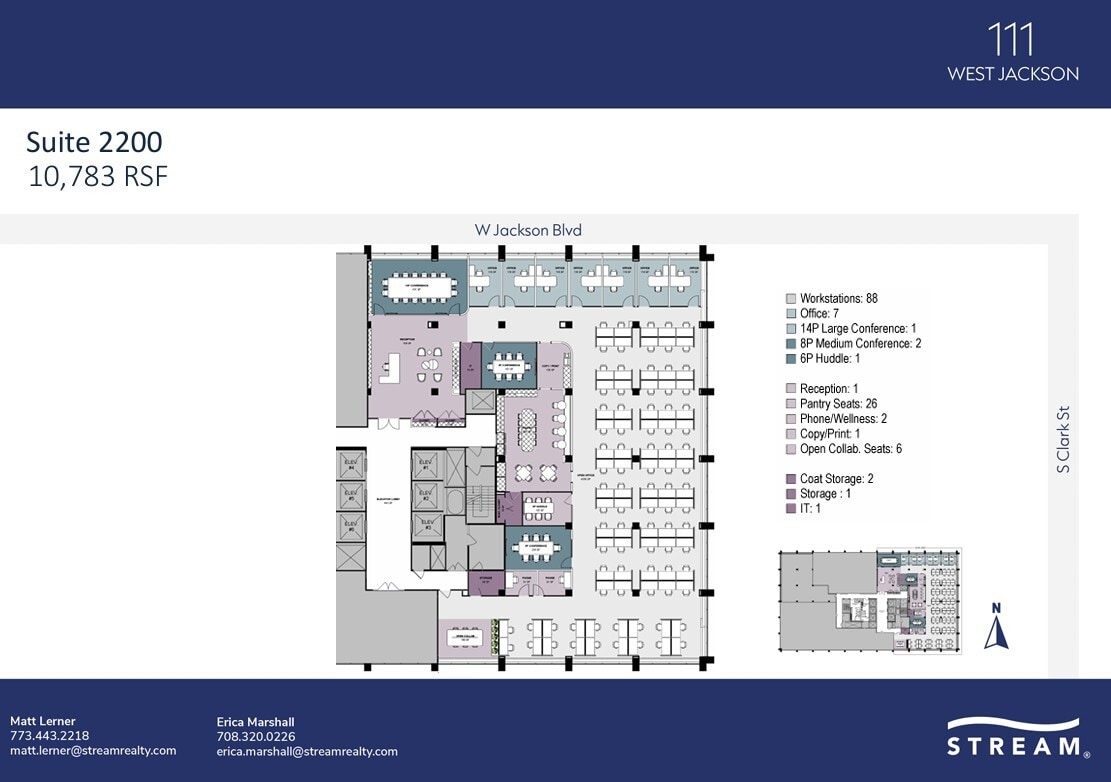 111 W Jackson Blvd, Chicago, IL for lease Floor Plan- Image 1 of 1