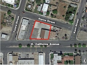 518-522 E California Ave, Bakersfield, CA - AERIAL  map view