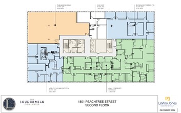 1801 Peachtree St NE, Atlanta, GA for lease Floor Plan- Image 1 of 1