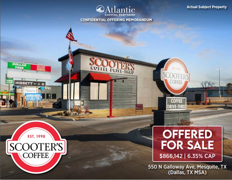 550 N Galloway Ave, Mesquite, TX 75149 Scooter's Coffee