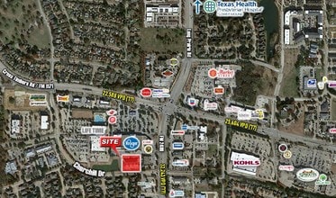 2750 Churchill Dr, Flower Mound, TX - AERIAL map view