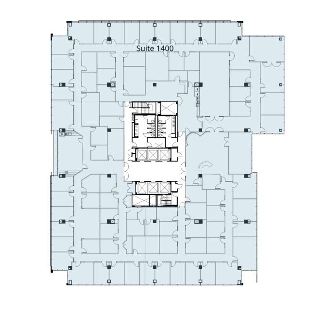 1400 Crystal Dr, Arlington, VA for lease Floor Plan- Image 1 of 1