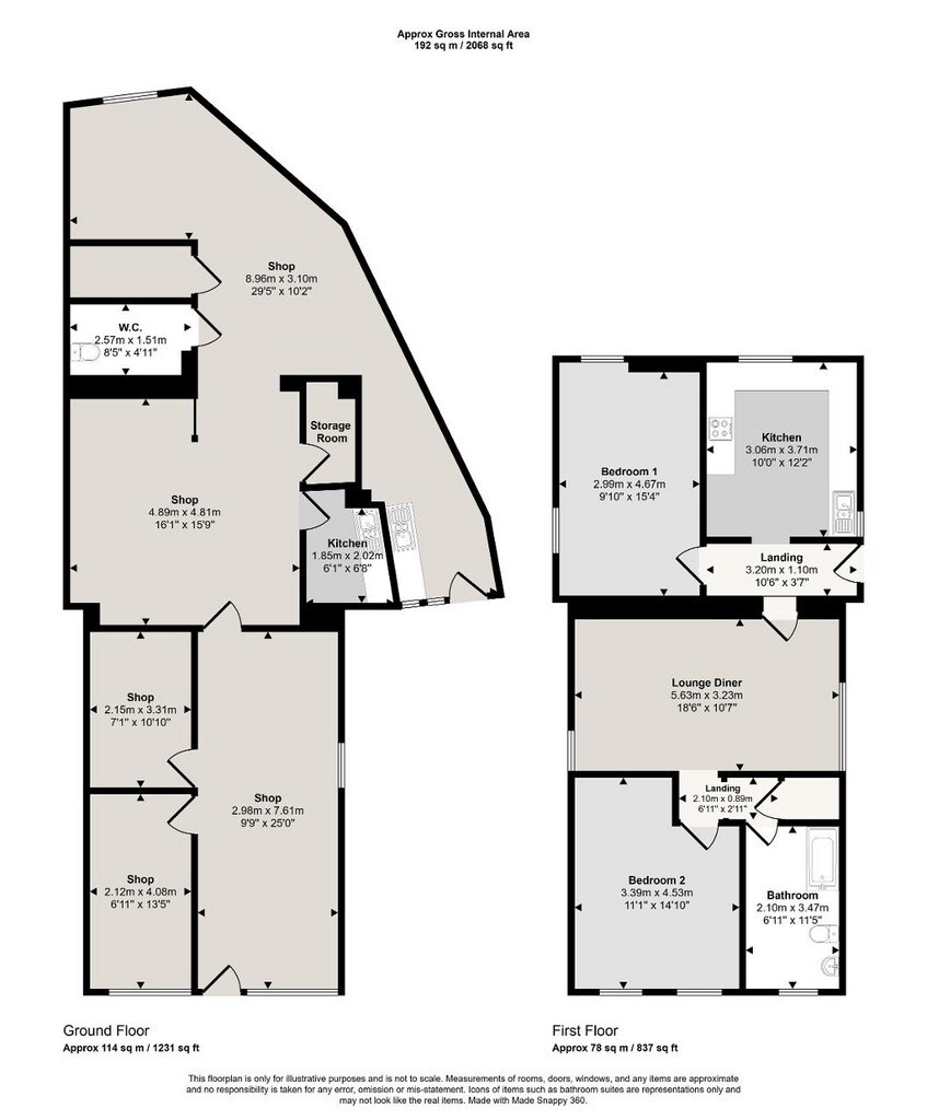 13 Sion Ter, Aberdare for sale Floor Plan- Image 1 of 2