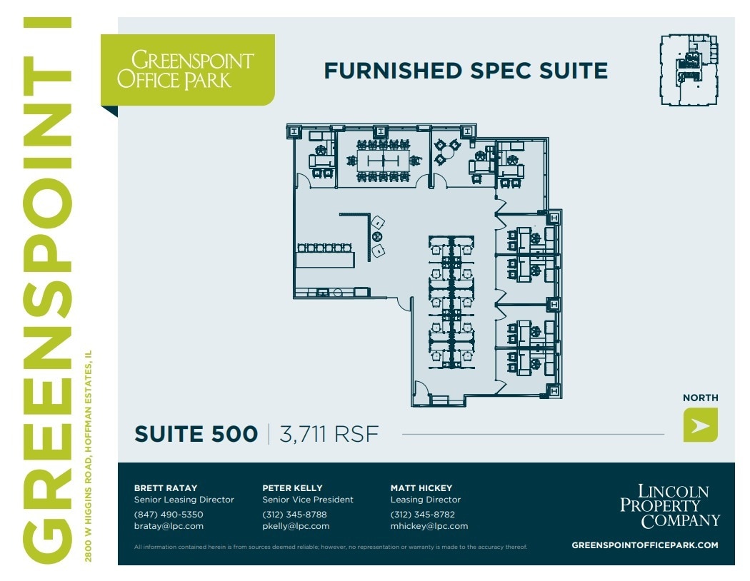 2800 W Higgins Rd, Hoffman Estates, IL for lease Floor Plan- Image 1 of 1