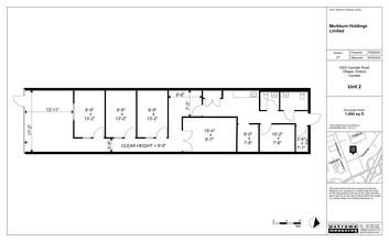 5303 Canotek Rd, Ottawa, ON for lease Floor Plan- Image 1 of 6