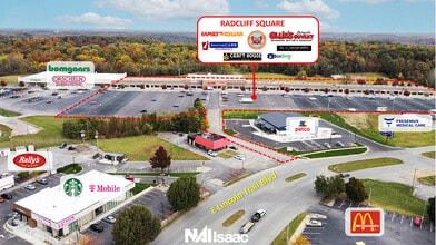 137-205 E Lincoln Trail Blvd, Radcliff, KY - Aerial map view - Image1