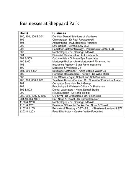 300-403 Sheppard Rd, Voorhees, NJ for lease - Building Photo - Image 3 of 9