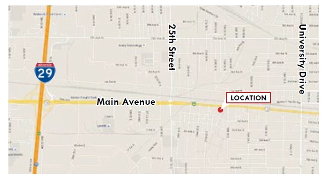 2102 Main Ave, Fargo, ND for sale Aerial- Image 1 of 1