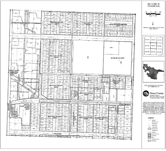 2401 N Pearl St, Tacoma, WA for sale - Plat Map - Image 2 of 4