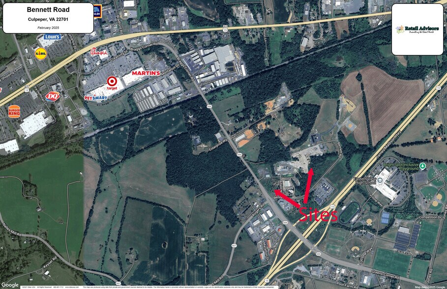 Braggs Corner Road & Bennett Road, Culpeper, VA for lease - Building Photo - Image 2 of 2