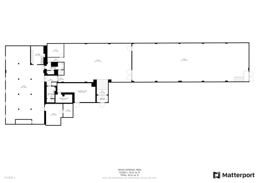 219 Sycamore St, South Bend, IN for lease - Floor Plan - Image 2 of 3