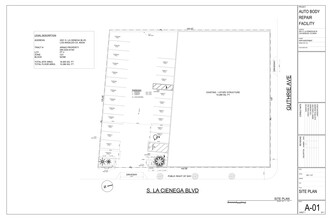 2001 S La Cienega Blvd, Los Angeles, CA for lease Site Plan- Image 1 of 1