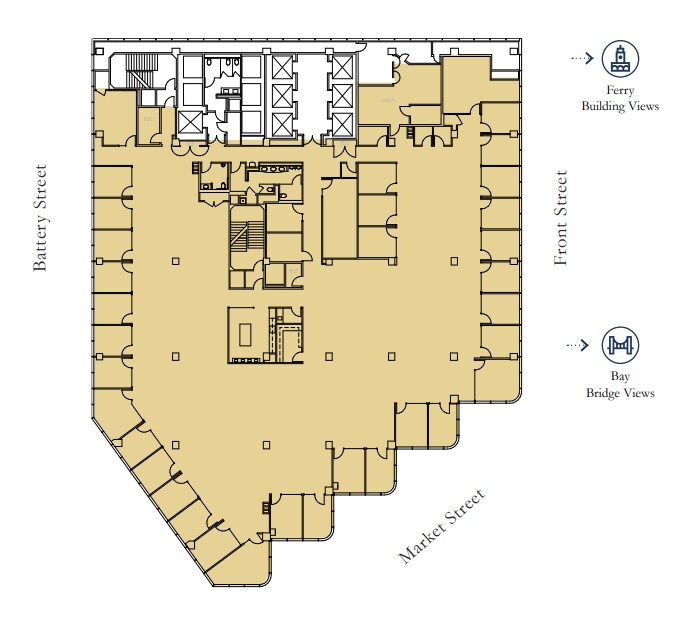 One Front St, San Francisco, CA for lease Floor Plan- Image 1 of 1