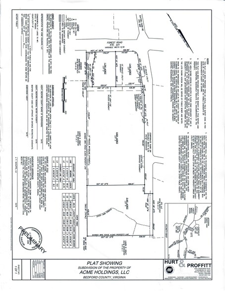 Forest Road/Rt. 221, Forest, VA for sale - Plat Map - Image 2 of 2