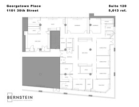 1101 30th St NW, Washington, DC for lease Floor Plan- Image 1 of 2