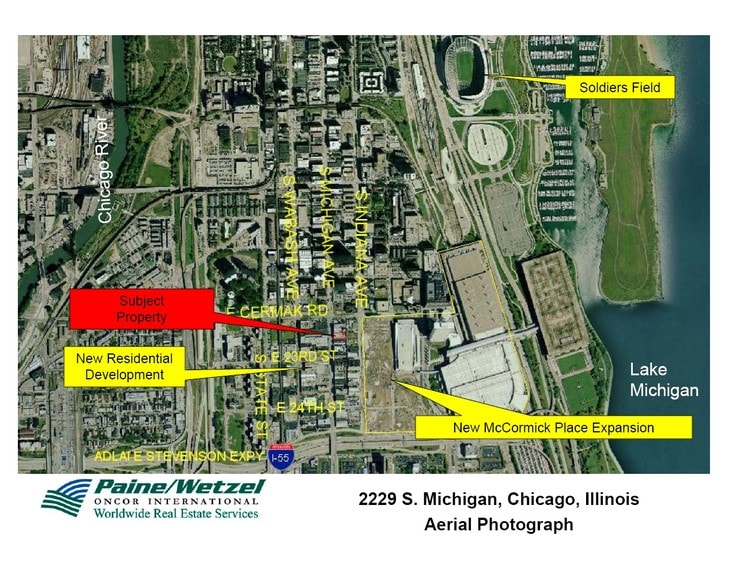 2229 S Michigan Ave, Chicago, IL for lease - Aerial - Image 2 of 14